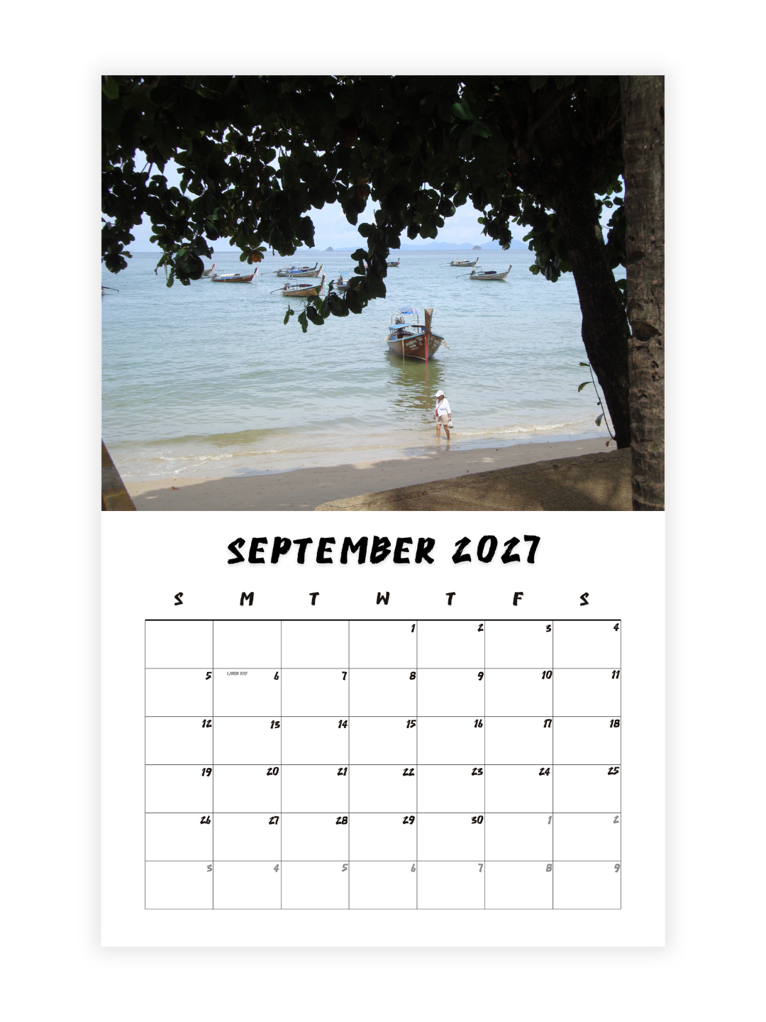 Krabi Photography 2027 Wall Calendar