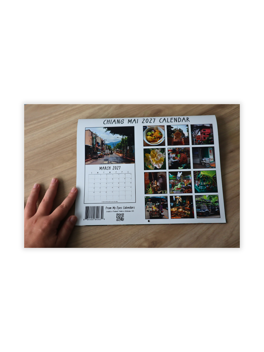 Chiang Mai Photography 2027 Wall Calendar