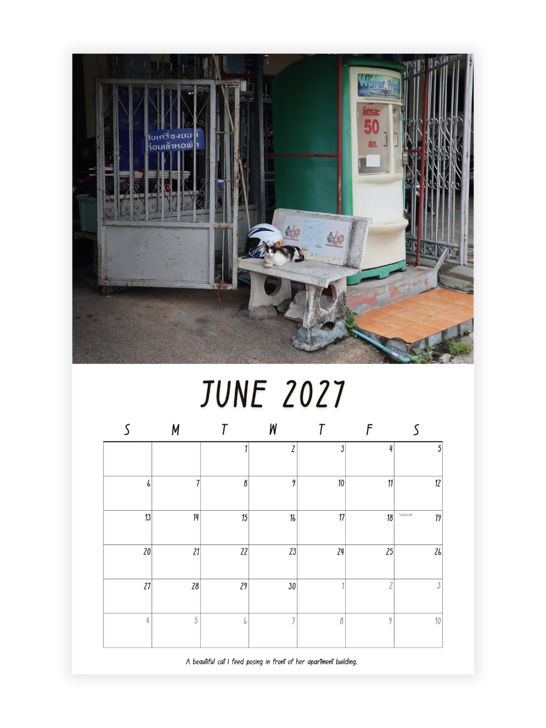 Chiang Mai Photography 2027 Wall Calendar