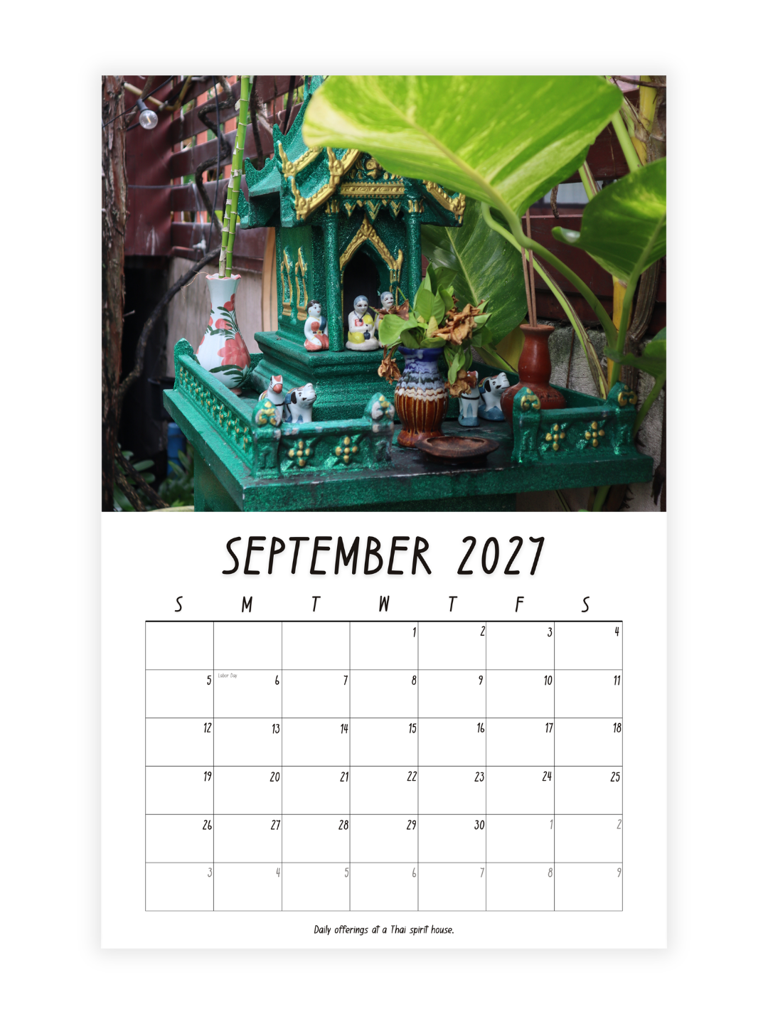 Chiang Mai Photography 2027 Wall Calendar