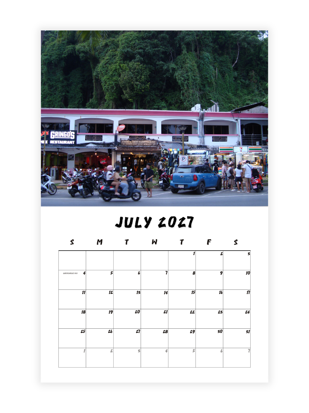 Krabi Photography 2027 Wall Calendar